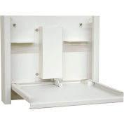 Omnimed® mur Mini bureau, poudre enduite en acier, blanc