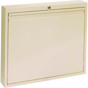 Omnimed® Deluxe taille mur bureau, serrure d’individu proche, clé, Beige