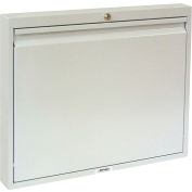 Omnimed® Slim Line taille mur bureau, serrure d’individu proche, clé, Beige