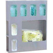 Omnimed® Station de stockage d’isolement en acier inoxydable, 21"W x 4-1/2"D x 26"H