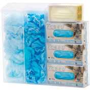 Omnimed® en vrac EPI Isolation organisateur, 25-1/2" W x 4-1/2 « D x 20-5/8 » H, givré
