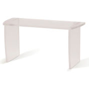 Omnimed® 307100 Small Acrylic Workstation Riser, 18" W x 8" D x 10" H, Clear