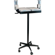 Omnimed® Mobile Infection Control Stand, 22" Diameter Star Base, 40" Height