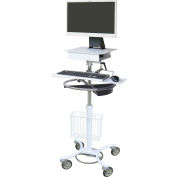 Omnimed® 350760 All-In-One Mobile Computer Cart
