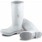 Dunlop Men's Boot, 14" White Plain Toe W/Safety Lock, PVC, Taille 8