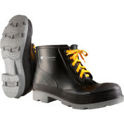 Dunlop Men's Boot, 6" Polyblend Black Plain Toe W/Cleated Outsole, PVC, Size 13