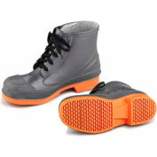Botte OnGuard hommes, 6" Sureflex marron/crème embout d’acier, PVC, taille 7
