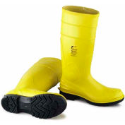 Boot, 16" en acier d’orteil jaune diélectrique II W/Ultragrip, PVC OnGuard masculine, taille 12