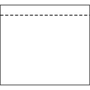 Enveloppes à bordereau de marchandises - 10 po x 5 1/2 po - transparent - boîte de 1000