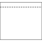 Enveloppes à bordereau de marchandises - 10 po x 5 1/2 po - transparent - boîte de 1000