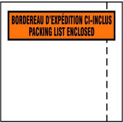 Enveloppe à bordereau d’expédition – anglais/français – 4 po x 5 po – boîte de 1000