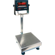 Optima 915 Series NTEP Bench Digital Scale with LED Display 300lb x 0.05lb 16" x 16" Platform