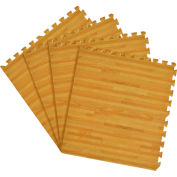 Achim Interlocking Foam Anti Fatigue Carrelage de sol 24"x 24 », Pin, 4 Pack