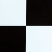 Achim Tivoli Carrelage de sol en vinyle auto-adhésif 12"x 12 », Noir / Blanc, 45 Pack