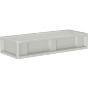 Lit d’endurance Cortech USA, 79 » x 31 », gris pierre