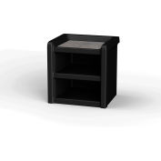 Cortech USA Endurance Night Stand Laminate Top, 21 » x 18 », Noir