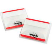 Post-it® onglets durables, 2" solide, rouge, 25 onglets/distributeur, 2 distributeurs/Pack