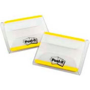 Post-it® onglets durables, 2" solide, jaune, 25 onglets/distributeur, 2 distributeurs/Pack
