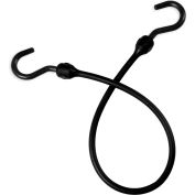 The Better Bungee™ BBC12NBK 12" Bungee Cord with Over Molded Nylon Ends - Black - Pkg Qty 12