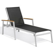 Oxford Garden® Travira Chaise Lounge - Black Sling (Sold in Pk. Qty 2)