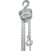 Oz Lifting Manual Chain Hoist, Acier inoxydable, capacité de 1 tonnes, ascenseur de 10'