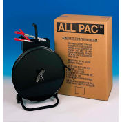 Pac Strapping PP Kit w / Tendeur / Scellant / Joints &Chariot, 3600'L x 1/2 « Bobine de largeur de sangle, Noir
