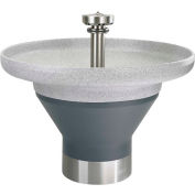 Bradley Corp® TDB3108 Terreon 8 Personne 54" Semi-Circular Washfountain, Central Rising Vent