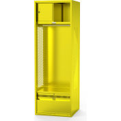 Penco® Fully Framed Stadium® Locker W/Shelf, Vented Sides, 18Wx18Dx72H, Gray, Unassembled
