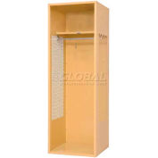 Penco 6KFD40-021 Stadium® Locker With Shelf, 33"Wx18"Dx72"H, Gray Ash, Unassembled