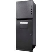 Penco® 1-Tier 2 Door Towel Manager Locker, 54"W x 21"D x 69"H, Silver Vein