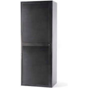 Penco® Linen Locker w/ 2 Bars & Cam Lock, 32-5/8"W x 21-1/4"D x 84-5/8"H, Silver