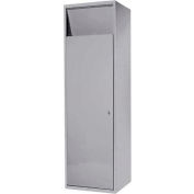 Penco® Maxi Laundry Lockup Locker, 23-15/16"Wx 21-7/16"Dx80-13/16"W, Gray, Assembled