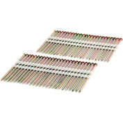 Clous de charpente Freeman FR.120-3GRS, 3" x. 120", plastique, Assemblée, galvanisé bague Shank, 2000/Bx