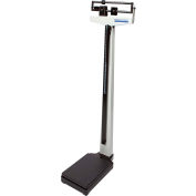 Health O Meter 402KL Eye Level Beam Physician Scale 390 x 1/4lb / 180kg x 100g W/ Height Rod