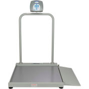 Health O Meter 2500KL Digital Wheelchair Ramp Scale 1000lb x 0.2lb/454 x 0.1kg, Portable