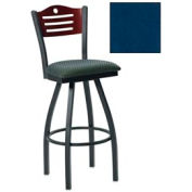 Slat-dos pivotant tabouret cerise 3 17-1/2" W X 17 « D X 42 » H - bleu ardoise, qté par paquet : 2