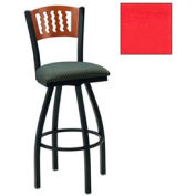Wave-dos pivotant tabouret cerise 5 17-1/2" W X 17 « D X 42 » H - rouge, qté par paquet : 2