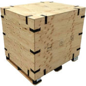 Pak-Rite SURE-LOK® Fir Plywood Premium Grade Collapsible Crate w/ Lid, 28"L x 22"W x 29"H