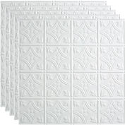 Fasade Traditional Syle # 1 - 23-3/4 » x 23-3/4 » PVC Lay In Tile in Matte White - PL5001
