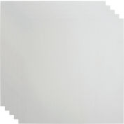 Fasade Flat - 23-3/4 » x 23-3/4 » PVC Lay In Tile in Gloss White - PL6900