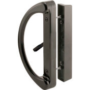 Service AccèsTotal produits C 1224 poignée porte verre coulissante, noir, Style de mortaise