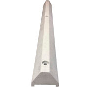 6' ultra Parking bloquer avec du matériel, 4" H, Gray, ULTRA4672PBG