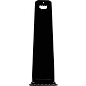 Plasticade 4100-BK panneau vertical canaliseur barricade w / poignée surdimensionnée, noir