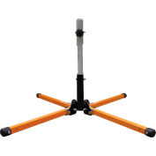 Plasticade Compact Springless Sign Stand pour panneaux enroulables 36 « & 48 », acier orange enduit de poudre