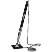 PM® Preventa Counter Deluxe stylo, 24" chaîne haute résistance ballon, baril/encre noire
