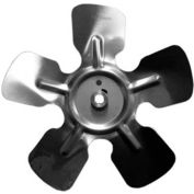 Small Fixed Hub Fan Blade, 10" Dia., 20° Pitch, CW, 1/4" Bore, 1-1/8" Blade Depth, 5 Blade