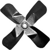 Heavy Duty Four Wing Fan Blade, Galvanized Steel Props, 26" Dia.,CW, 27° Pitch