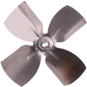 Small Fixed Hub Fan Blade, 5-1/2" Dia., 27° Pitch, CCW, 1/4" Bore, 3/4" Blade Depth, 4 Blade