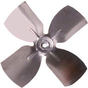 Petite lame de ventilateur de moyeu fixe, 5-1/2" Dia., 27 'Pitch, CCW, 1/4" Bore, 3/4" Profondeur de lame, 4 Lame