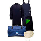 ArcGuard® KIT4SC40NG 40 cal Compliance Arc Flash Kit Short Coat & Bib Overall, LG, No Gloves